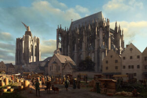 Die TimeRide GO Kölner Dom 360°-Tour lässt dich in der Zeit zurückreisen und zeigt dir den Kölner Dom während seiner Bauphase. - FemNews.de, Bild: TIMERIDE GmbH