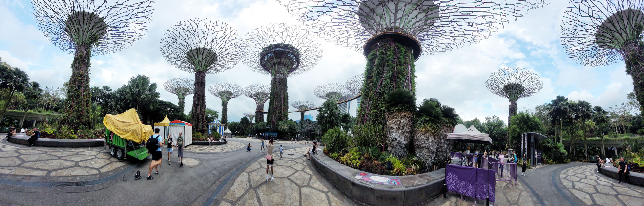 Panoramaansicht "Supertree Grove" - FemNews.de - City-Check Singapur
